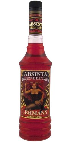 Absinthe Lehmann Thujone Delirium Bitter 70%  70 cl.