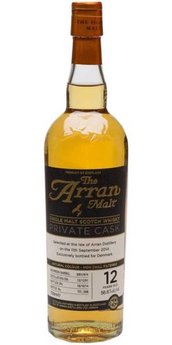 Arran, Single Cask 2001 Bourbon Barrel, Cask 874