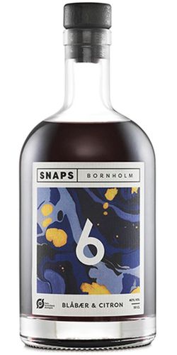 Snaps Bornholm no. 6 Blåbær & Citron