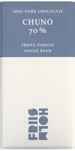 Friis Holm Chokolade - Chuno Double turned Nicaragua 70% 100 gr.