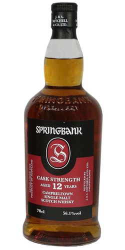 Springbank 12 Years Cask Strenght Oktober 2020