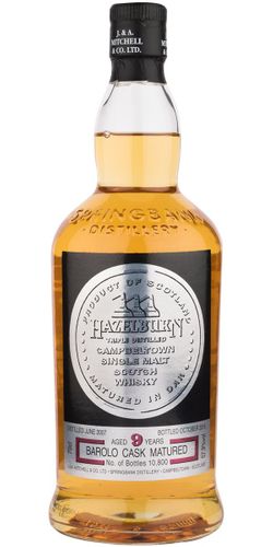 Hazelburn, 9 Years Old Barolo Finish