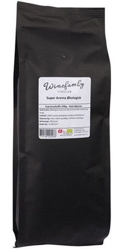 Super Aroma Økologisk Espresso 500 g. (Hele bønner)