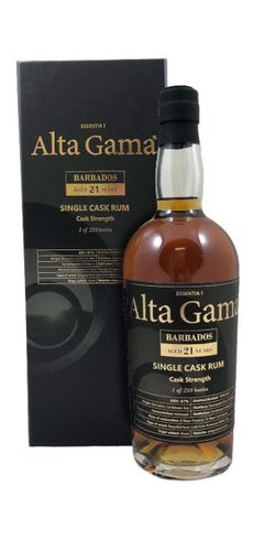 Alta Gama Single Cask Barbados 21 års