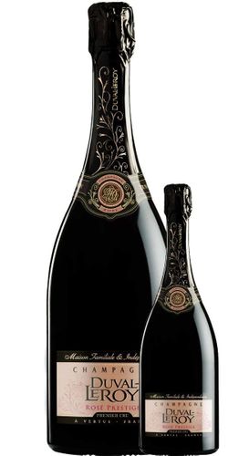 Duval-Leroy Rosé Valentinpaketet - köp 1 flaska och få en halv gratis 