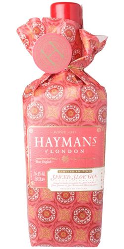 Haymans Spiced sloe gin i wrap 26% 70 cl.