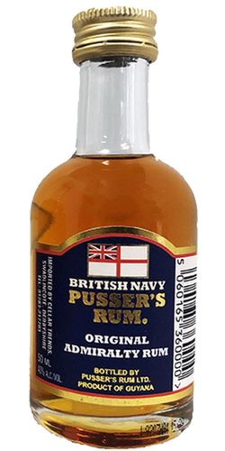 Pusser's, British Navy Rum Blue Label - Miniature 5 cl.