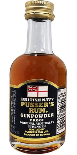 Pusser's, Gunpowder Proof 54,5% - Miniature 5 cl. 