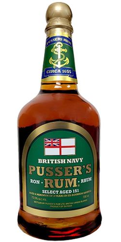 Pusser's, Select Aged 151 Navy Strength 75,5% - 70 cl.